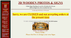 Desktop Screenshot of 3dwoodenphotos.com